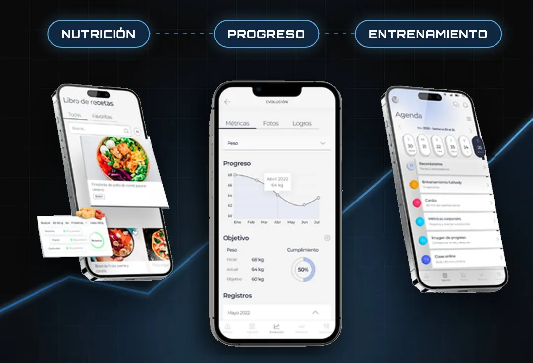 App de Izan Hybrid: nutrición, progreso y entrenamiento